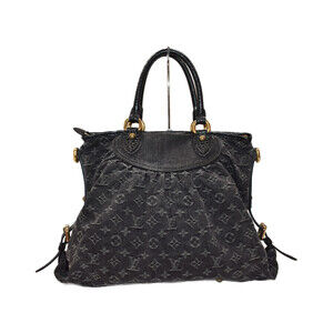 Louis Vuitton handbag black Neo Cabby Denim strap bag Monogram shoulder